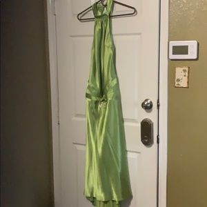 Lime Green Party dress.